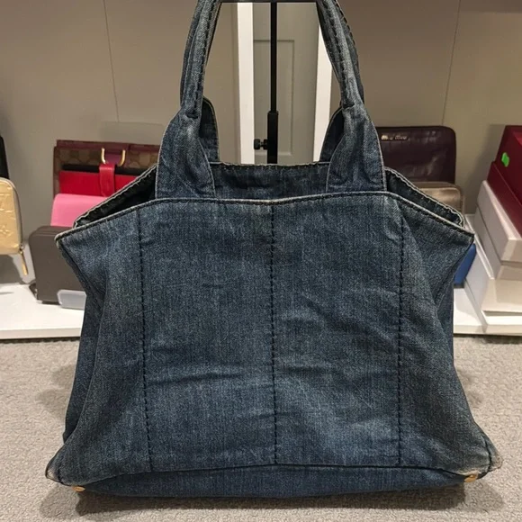 Prada Denim Tote - Picture 3 of 12